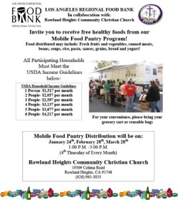 Free Food Distribution For Rusd Families And Community Telesis